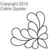 Digital Quilting Design Celine's Feathered Corner by Celine Spader.