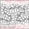 Digital Quilting Design Lavish Leaves by Celine Spader.