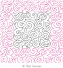 Digital Quilting Design Deb's Swirls 1 by Deb Geissler.