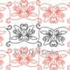 Digital Quilting Design Mothy E2E or Border by Iris QuiltGarden.