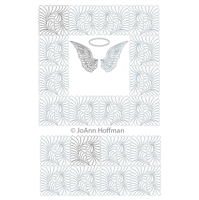 Digital Quilting Design Angel Baby Wholecloth by JoAnn Hoffman.