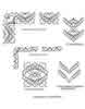 Digital Quilting Design French Braid Set 2 by Judith Kraker.