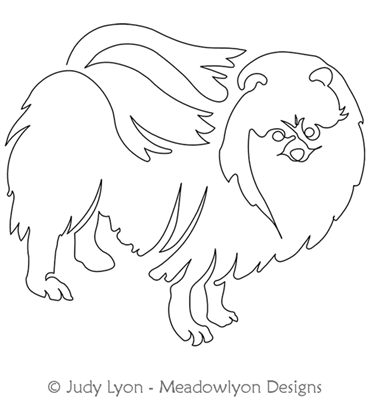 Doggies 1 Pomeranian Motif download.