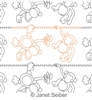 Digitized Longarm Quilting Design Monkeys Border or Panto was designed by Janet Seiber.