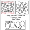 Digital Quilting Design Baby, It's Cold Outside Set by Judy Vallely.