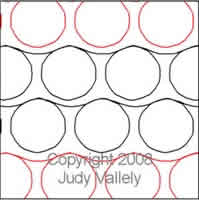 Digital Quilting Design Roundabout by Judy Vallely.