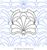 Digital Quilting Design Carlton by Keryn Emmerson.