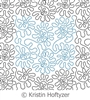 Digital Quilting Design Coral Reef by Kristin Hoftyzer.