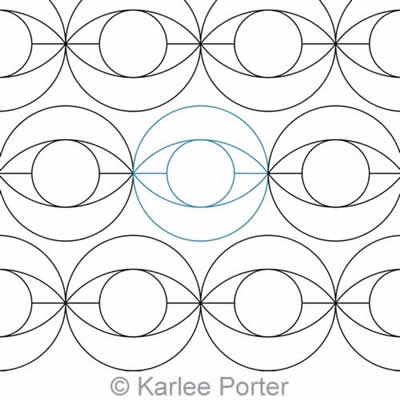 Digital Quilting Design Eye On You by Karlee Porter.