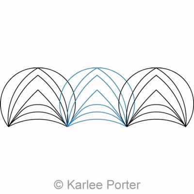 Digital Quilting Design Karlee's Border 1 by Karlee Porter.