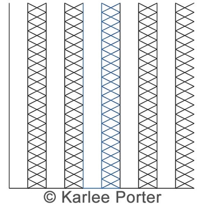 Digital Quilting Design Karlee's Border 13 by Karlee Porter.