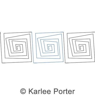Digital Quilting Design Karlee's Border 19 by Karlee Porter.