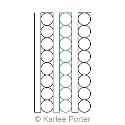 Digital Quilting Design Karlee's Border 3 by Karlee Porter.