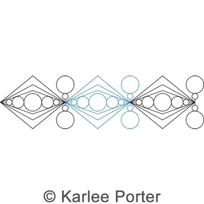 Digital Quilting Design Karlee's Border 43 by Karlee Porter.