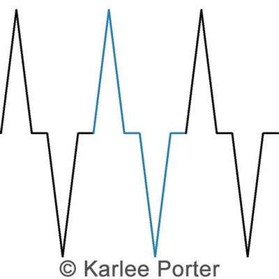 Digital Quilting Design Karlee's Border 45 by Karlee Porter.