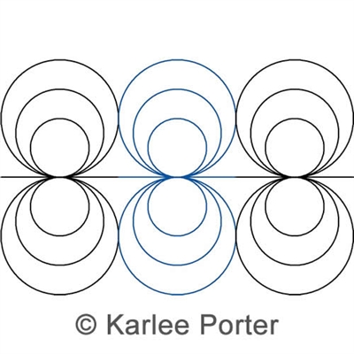 Digital Quilting Design Karlee's Border 54 by Karlee Porter.