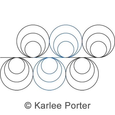 Digital Quilting Design Karlee's Border 55 by Karlee Porter.