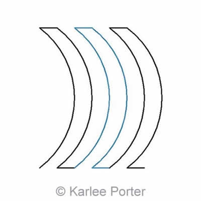 Digital Quilting Design Karlee's Border 8 by Karlee Porter.