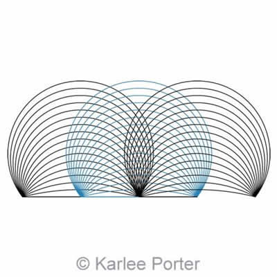 Digital Quilting Design Karlee's Border 80 by Karlee Porter.