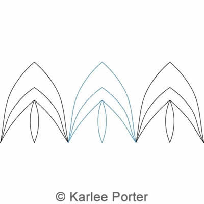 Digital Quilting Design Karlee's Border 94 by Karlee Porter.