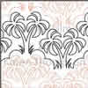 Digital Quilting Design Simple Palms by Karen Thompson.