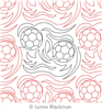 Digital Quilting Design Lynne's Soccer Ball Panto by Lynne Blackman.