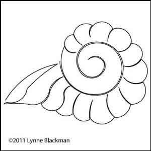 Digital Quilting Design Lynne's Shell 3 by Lynne Blackman.