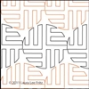 Digital Quilting Design Basket Weave Marble by LauraLee Fritz.