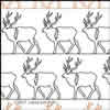 Digital Quilting Design Elk by LauraLee Fritz.