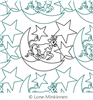 Digital Quilting Design Happy Cow by Lone Minkkinen