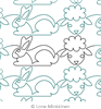 Digital Quilting Design Sweet Bunny and Lamb by Lone Minkkinen