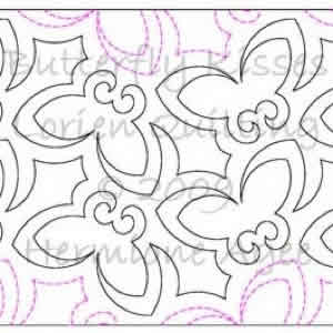 Digital Quilting Design Butterfly Kisses by Lorien Quilting.