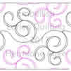 Digital Quilting Design Embellish by Lorien Quilting.