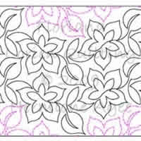 Digital Quilting Design Floriana by Lorien Quilting.