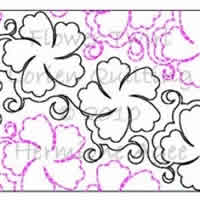 Digital Quilting Design Flower Twirl by Lorien Quilting.