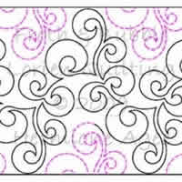 Digital Quilting Design Froth & Bubble by Lorien Quilting.