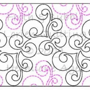 Digital Quilting Design Froth & Bubble by Lorien Quilting.