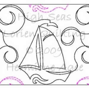 Digital Quilting Design High Seas by Lorien Quilting.