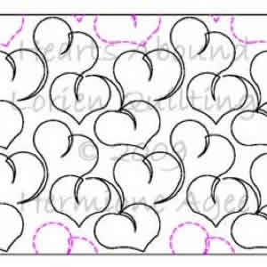Digital Quilting Design Lorien's Hearts Abound by Lorien Quilting.