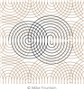 Digital Quilting Design Swirl Out by Mike Fountain