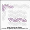 Digital Quilting Design Border Set Heartfelt by Natalia Majors.