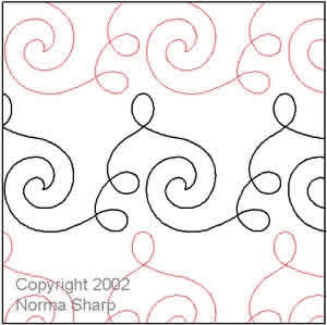 Digital Quilting Design Music by Norma Sharp.