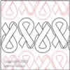 Digital Quilting Design Pink Ribbon by Norma Sharp.