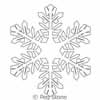 Digital Quilting Design Snowflake 5 by Peg Stone.