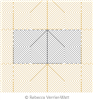 Gridded Arrows by Rebecca Verrier-Watt. This image demonstrates how this computerized pattern will stitch out once loaded on your robotic quilting system. A full page pdf is included with the design download.
