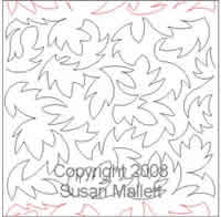 Digital Quilting Design Maple Texture by Susan Mallett.