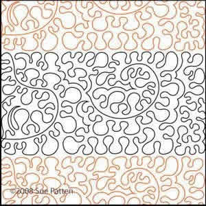 Digital Quilting Design Sue's Pantograph 27 by Sue Patten.