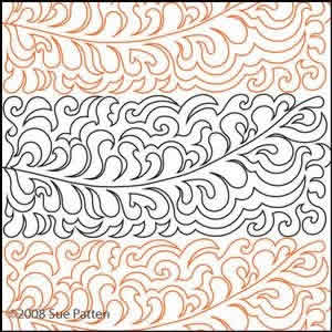 Digital Quilting Design Sue's Pantograph 31 by Sue Patten.