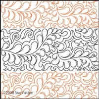 Digital Quilting Design Sue's Pantograph 32 by Sue Patten.