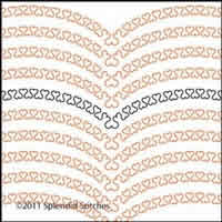 Digital Quilting Design Heart of My Heart 2 by Splendid Stitches.